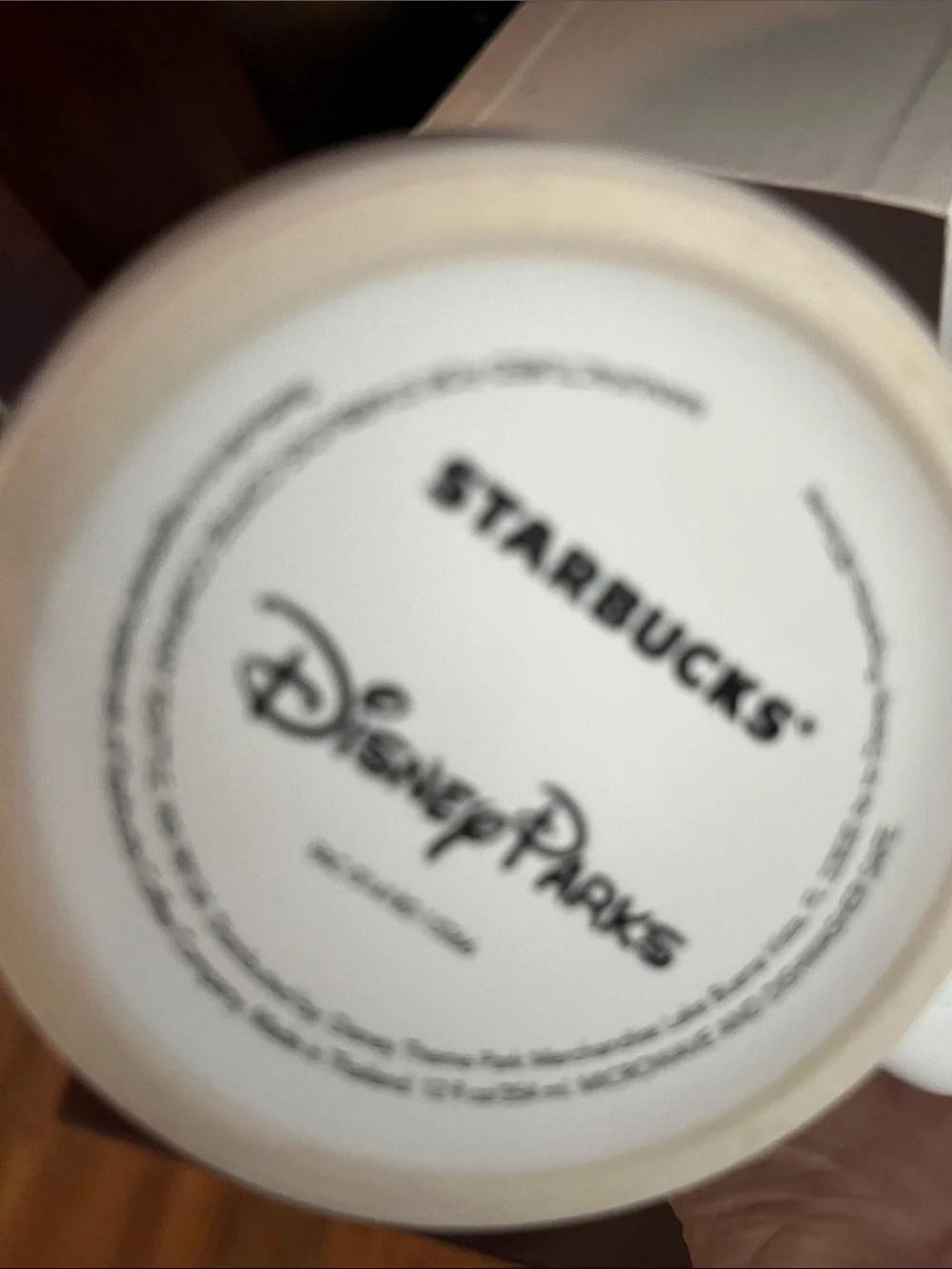 Starbucks White Mug with Red and Green Holiday Mug
